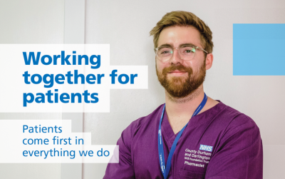 Working together for patients - patients come first in everything we do