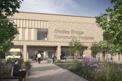 Photo of the proposed new Shotley Bridge Hospital